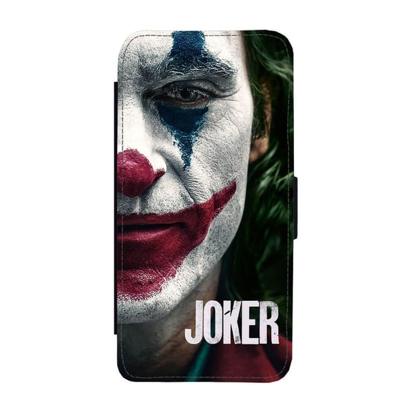Til Samsung Galaxy S8+: Joker, flipdeksel med unikt motiv, mobiletui med stativfunksjon