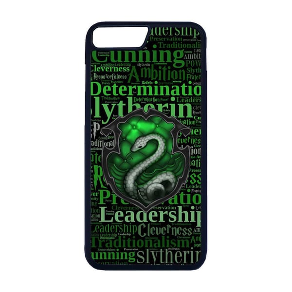 Til iPhone 7 Plus / 8 Plus: Harry Potter Slytherin, mobilcover med unikt motiv, beskyttende cover