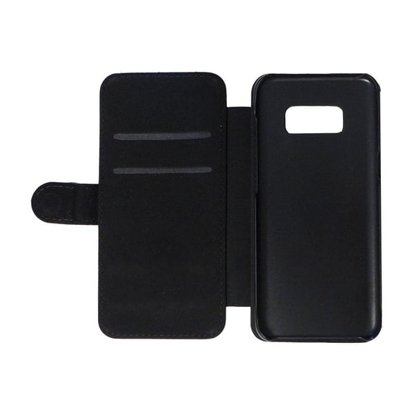 Til Samsung Galaxy S8: Volvo 2012 Logo, flipdeksel med unikt motiv, mobiletui med stativfunksjon