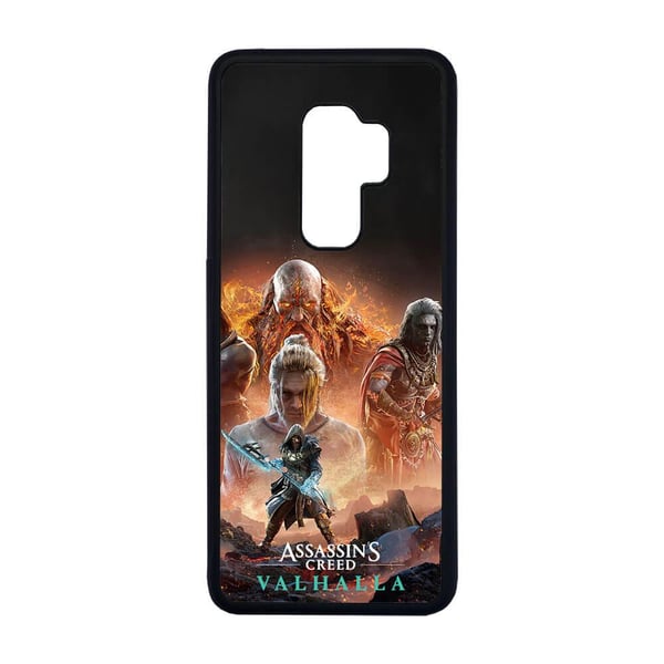 Til Samsung Galaxy S9+: Game Assassin's Creed Valhalla, mobildeksel med unikt motiv, beskyttende cover