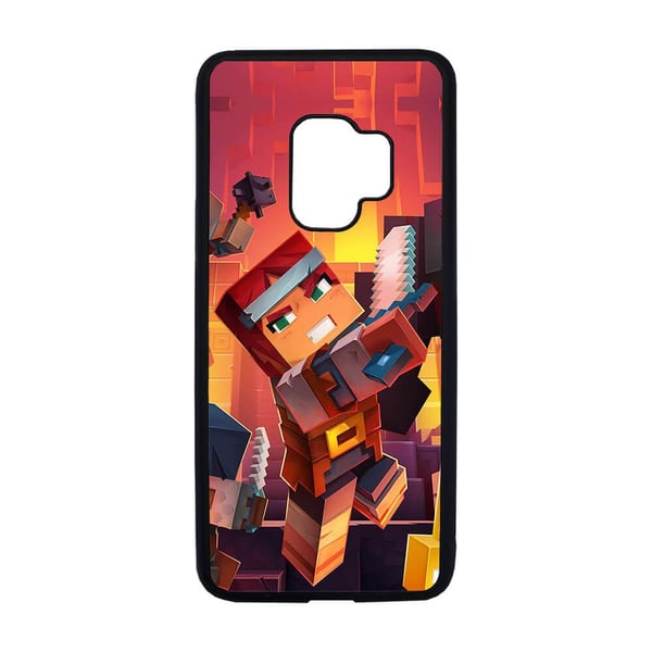 Til Samsung Galaxy S9: Minecraft Dungeons, mobildeksel med unikt motiv, beskyttende cover