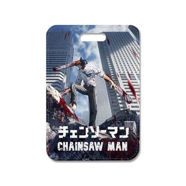 Taskevedhæng: Anime Chainsaw Man, stilrent taskepynt med levende og unikt design, perfekt til håndtasken eller rygsækken