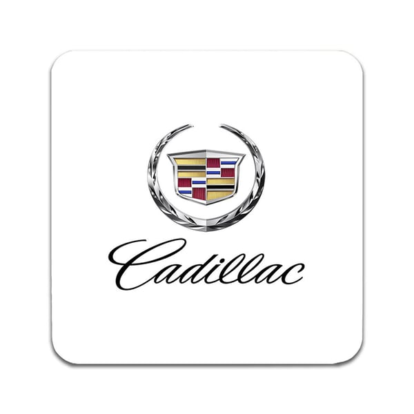 Lasinaluset (2 kpl): Cadillac, tyylikkäät aluset uniikeilla ja eloisilla kuvioilla