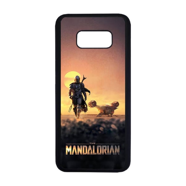 Til Samsung Galaxy S8+: The Mandalorian, mobildeksel med unikt motiv, beskyttende cover