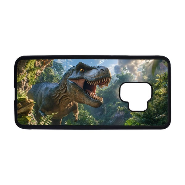 Til Samsung Galaxy S9: Dinosaur T-Rex Tyrannosaurus Rex, mobildeksel med unikt motiv, beskyttende cover