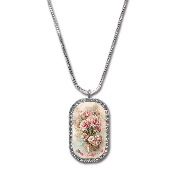 Kaulakoru: Happy Mother's Day, kaunis koru uniikilla kuviolla