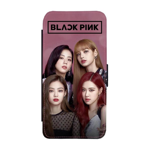 Til Samsung Galaxy S8: K-pop Blackpink, flipdeksel med unikt motiv, mobiletui med stativfunksjon