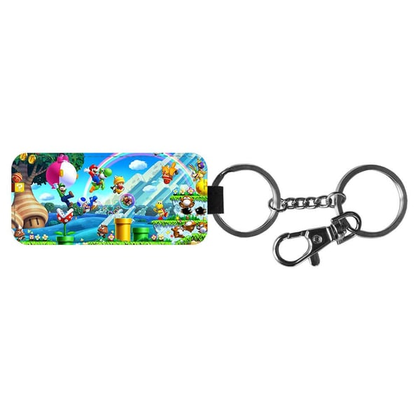 Avaimenperä: Super Mario Bros U, tyylikäs riipus, jossa on eloisa ja uniikki kuvio Avaimenperä: Super Mario Bros U, tyylikäs riipus, jossa on eloisa ja uniikki kuvio
