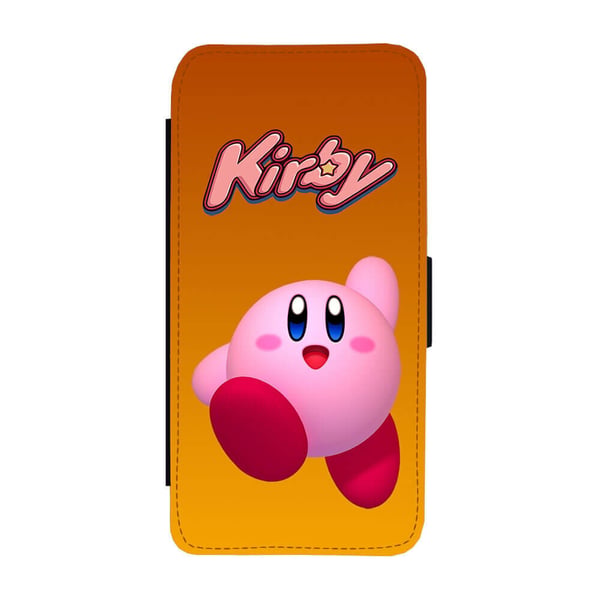 Til Samsung Galaxy S8: Kirby, flipdeksel med unikt motiv, mobiletui med stativfunksjon