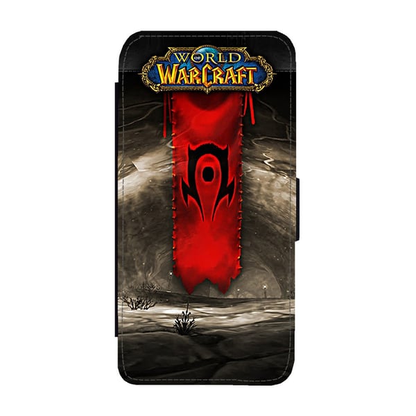 Til Samsung Galaxy S8: World of Warcraft Horde, flipdeksel med unikt motiv, mobiletui med stativfunksjon