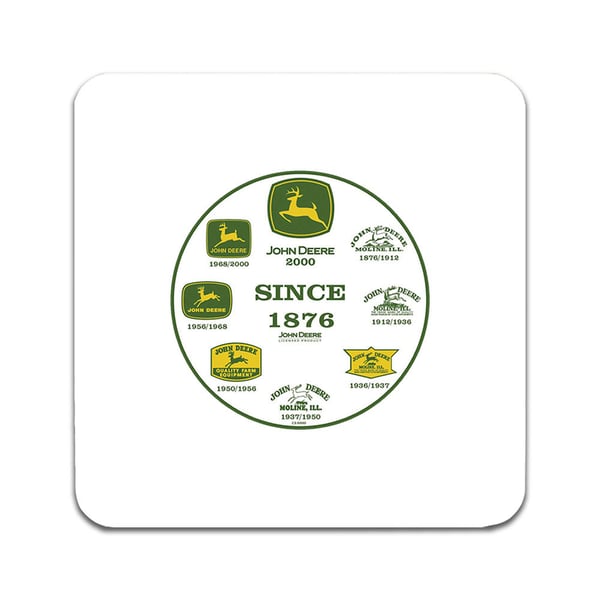Glassunderlag (4-pakning): John Deere, stilrene underlag med unike og livlige motiver
