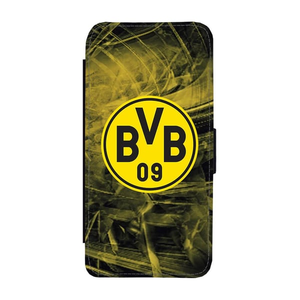 Til Samsung Galaxy S8+: Borussia Dortmund, flipdeksel med unikt motiv, mobiletui med stativfunksjon