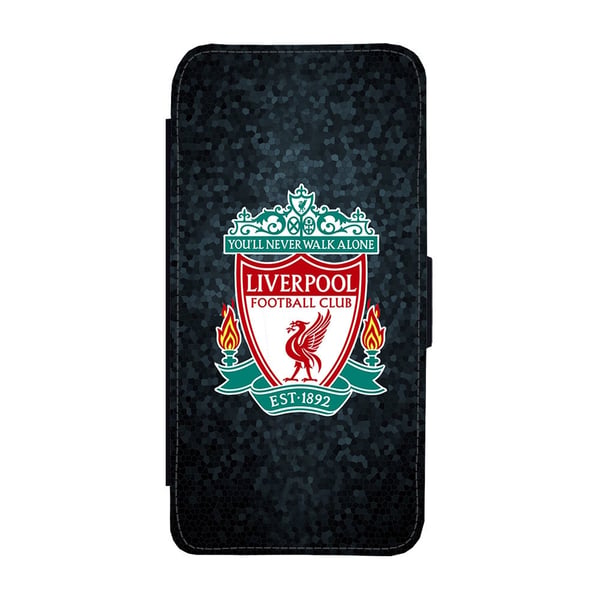 Til Samsung Galaxy S9: Liverpool, flipdeksel med unikt motiv, mobiletui med stativfunksjon