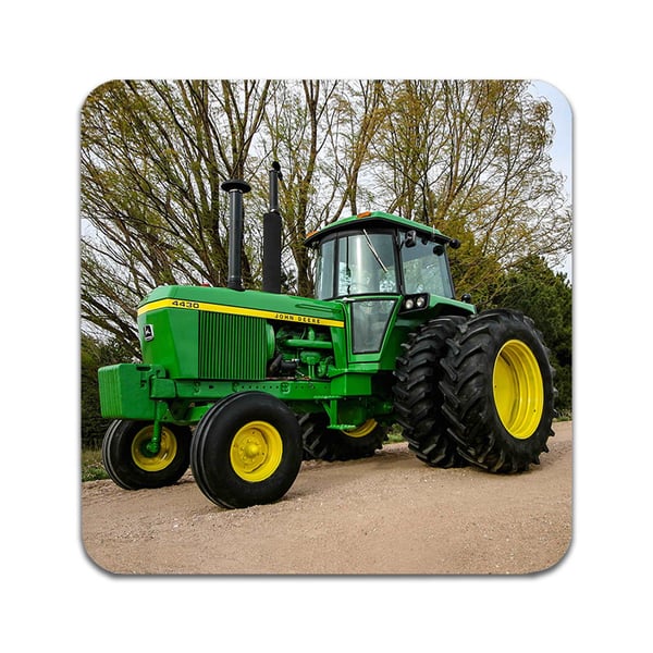 Lasinaluset (4 kpl): John Deere, tyylikkäät aluset uniikeilla ja eloisilla kuvioilla