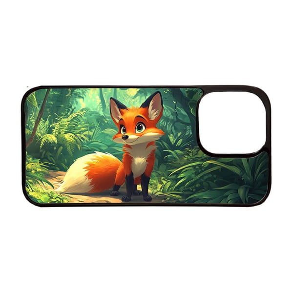 Suloinen Sarjakuva Kettu iPhone 12 Mini Matkapuhelimen Kansi