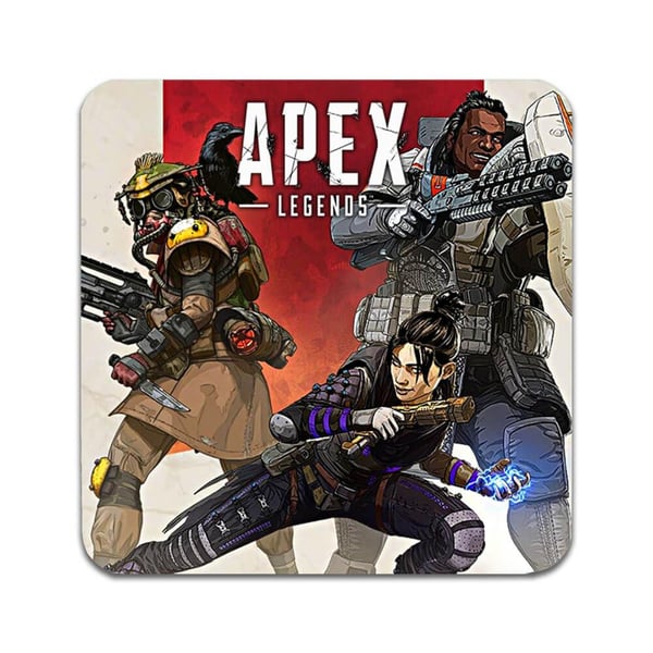 Lasinaluset (2 kpl): Game Apex Legends, tyylikkäät aluset uniikeilla ja eloisilla kuvioilla