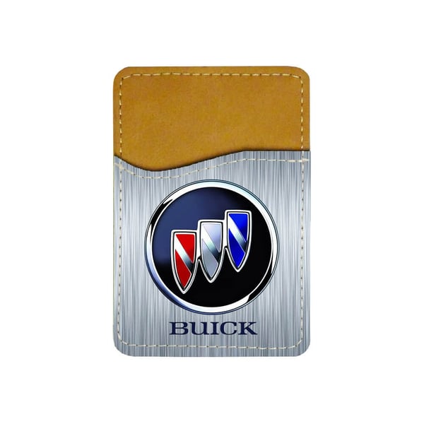 Selvklebende kortholder til mobil (Universell): Buick 1980 Logo, kortlomme med levende og unikt design til telefonen