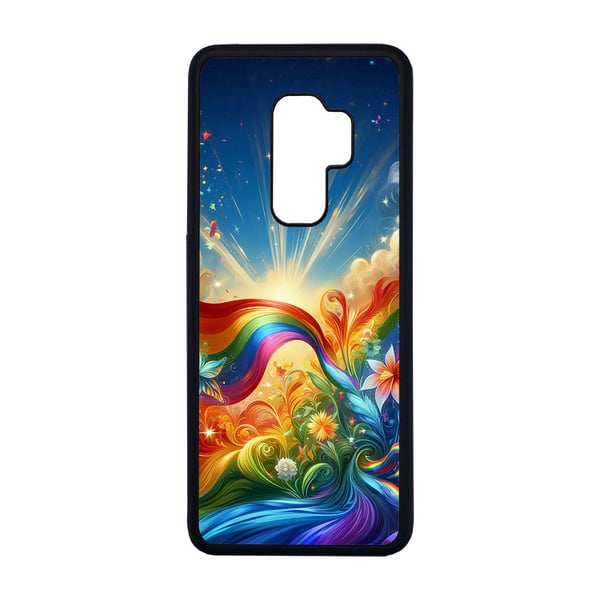 Til Samsung Galaxy S9+: LGBTQ Pride, mobildeksel med unikt motiv, beskyttende cover