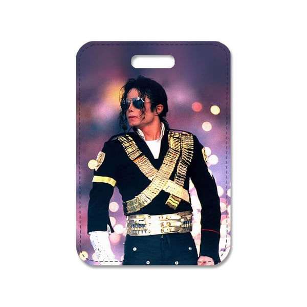 Taskevedhæng: Michael Jackson, stilrent taskepynt med levende og unikt design, perfekt til håndtasken eller rygsækken