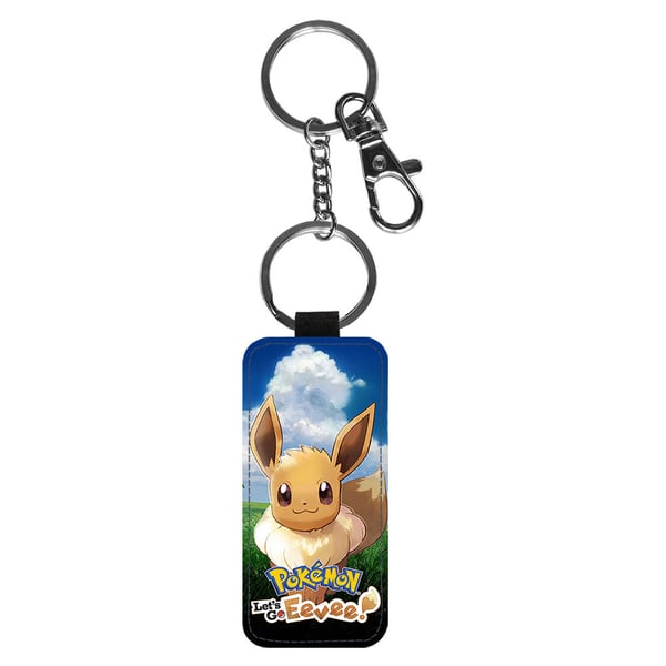 Nyckelring: Pokemon Eevee, stilrent hängsmycke med livfull och unikt design