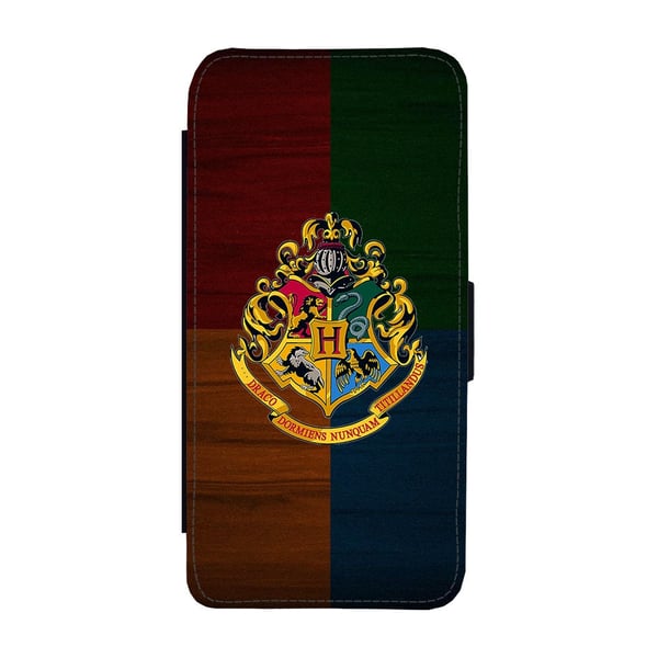 Til Samsung Galaxy S9: Harry Potter Hogwarts, flip-cover med unikt motiv, mobilcover med standerfunktion