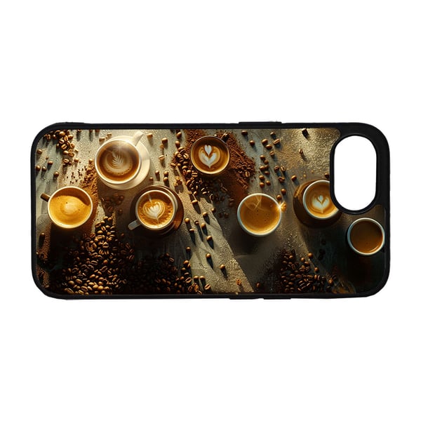 Kaffe Latte Cappuccino iPhone SE 5G Mobiltelefon Deksel