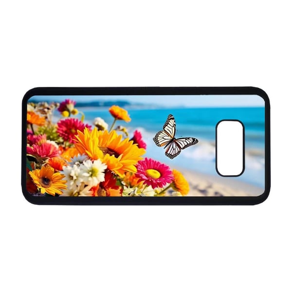 Til Samsung Galaxy S8+: Sommerfugl, mobildeksel med unikt motiv, beskyttende cover