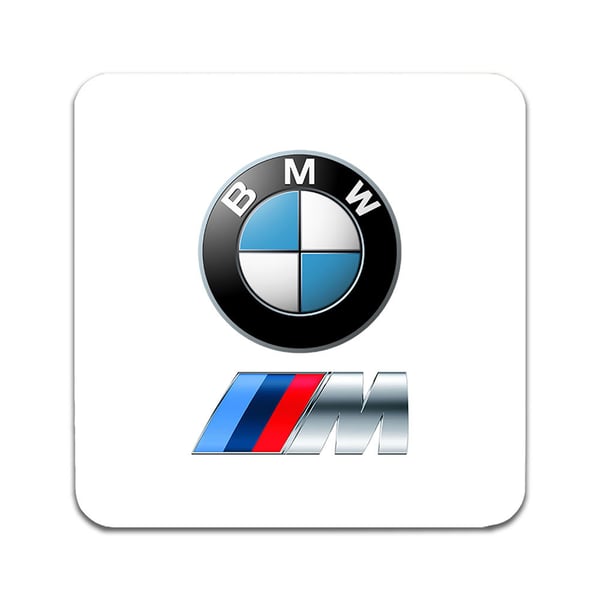 Glassunderlag (2-pakning): BMW, stilrene underlag med unike og livlige motiver Glassunderlag (2-pakning): BMW, stilrene underlag med unike og livlige motiver