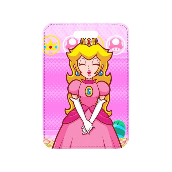 Väskhänge: Spel Super Mario Peach, stilrent hängsmycke med livfull och unikt design, perfekt till handväskan eller ryggsäcken