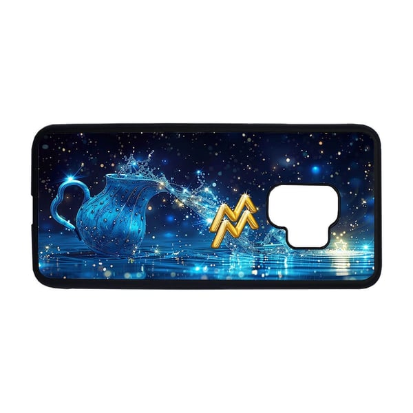 Til Samsung Galaxy S9: Stjernekretsen Vannmannen, mobildeksel med unikt motiv, beskyttende cover