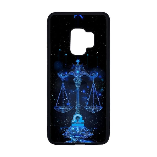 Til Samsung Galaxy S9: Stjernetegn Vægten, mobilcover med unikt motiv, beskyttende cover