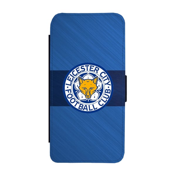 Til Samsung Galaxy S9: Leicester City, flipdeksel med unikt motiv, mobiletui med stativfunksjon