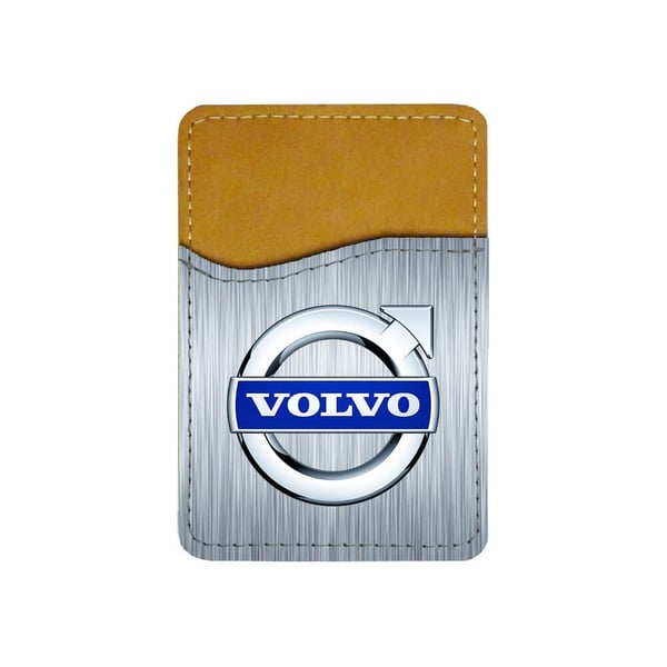 Självhäftande korthållare till mobil (Universell): Volvo 2012 Logo, kortfack med livfull och unikt design till telefon