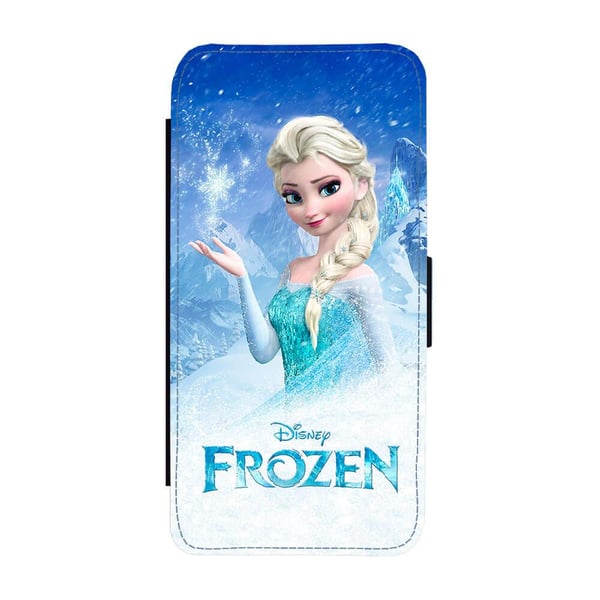 Til Samsung Galaxy S8+: Frozen Elsa, flipdeksel med unikt motiv, mobiletui med stativfunksjon