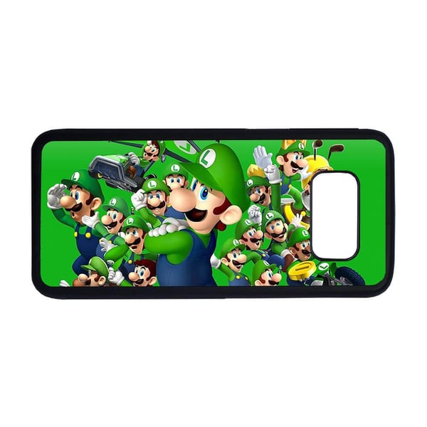 Til Samsung Galaxy S8: Super Mario Luigi, mobildeksel med unikt motiv, beskyttende cover