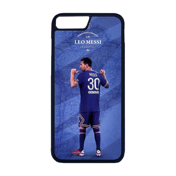 Til iPhone 7 Plus / 8 Plus: Lionel Messi 2021 PSG, mobildeksel med unikt motiv, beskyttende cover