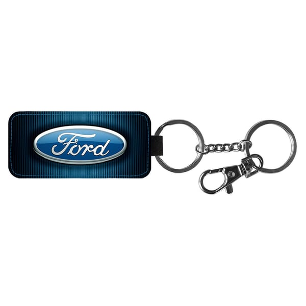 Nyckelring: Ford, stilrent hängsmycke med livfull och unikt design