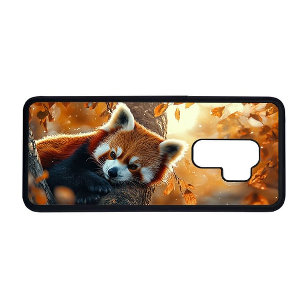 Til Samsung Galaxy S9+: Dyr Rød Panda, mobildeksel med unikt motiv, beskyttende cover