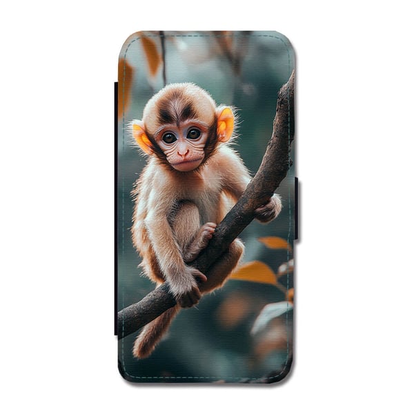 Til Samsung Galaxy S8: Dyr Abe, flip-cover med unikt motiv, mobilcover med standerfunktion