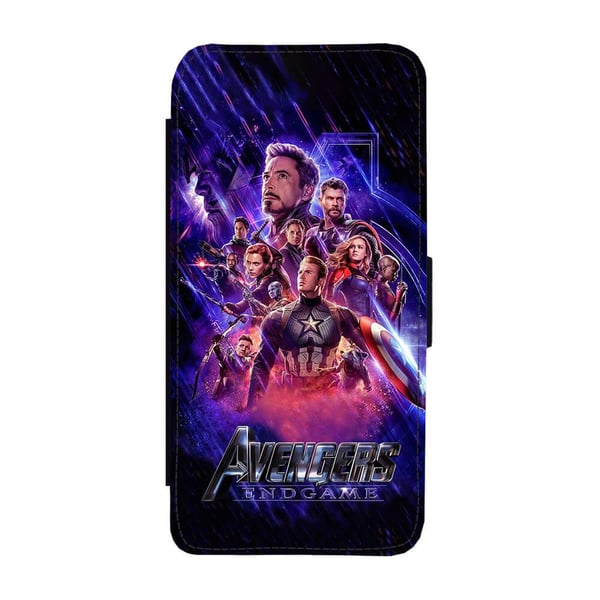 Til Samsung Galaxy S8+: Avengers Endgame, flipdeksel med unikt motiv, mobiletui med stativfunksjon