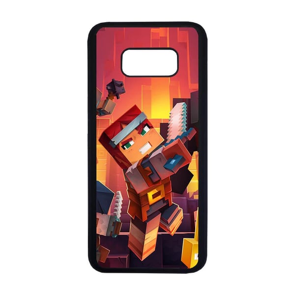Til Samsung Galaxy S8+: Minecraft Dungeons, mobildeksel med unikt motiv, beskyttende cover