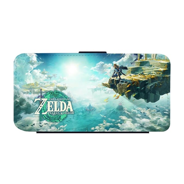 Til Samsung Galaxy S9: Zelda Tears of the Kingdom, flipdeksel med unikt motiv, mobiletui med stativfunksjon