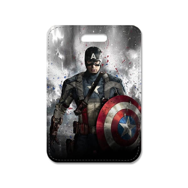Taskevedhæng: Captain America, stilrent taskepynt med levende og unikt design, perfekt til håndtasken eller rygsækken