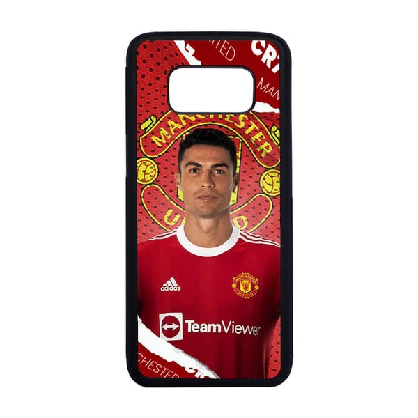 Til Samsung Galaxy S8: Cristiano Ronaldo Manchester United, mobildeksel med unikt motiv, beskyttende cover