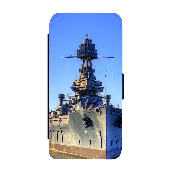 Battleship, flipdeksel med unikt motiv, mobiletui med stativfunksjon Til Samsung Galaxy S9