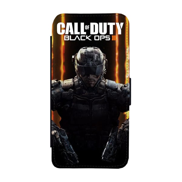 Call of  Duty Black Ops 3 Samsung Galaxy S9, flipdeksel med unikt motiv, mobiletui med stativfunksjon
