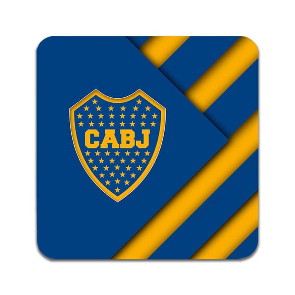 Lasinaluset (2 kpl): Boca Juniors, tyylikkäät aluset uniikeilla ja eloisilla kuvioilla