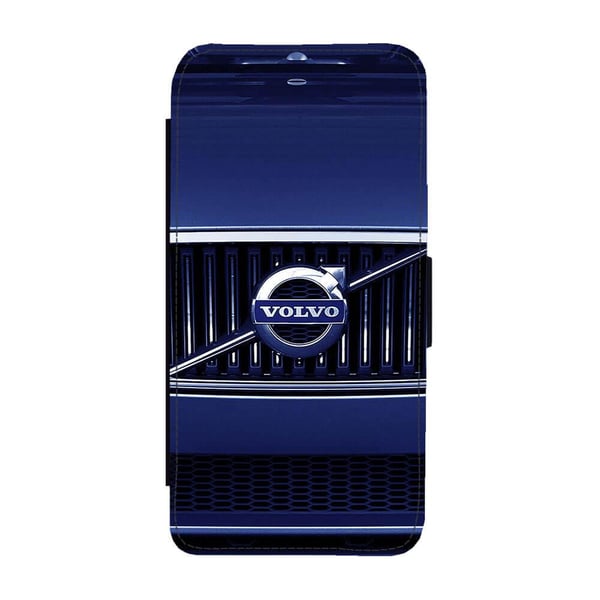 Til Samsung Galaxy S8+: Volvo, flipdeksel med unikt motiv, mobiletui med stativfunksjon