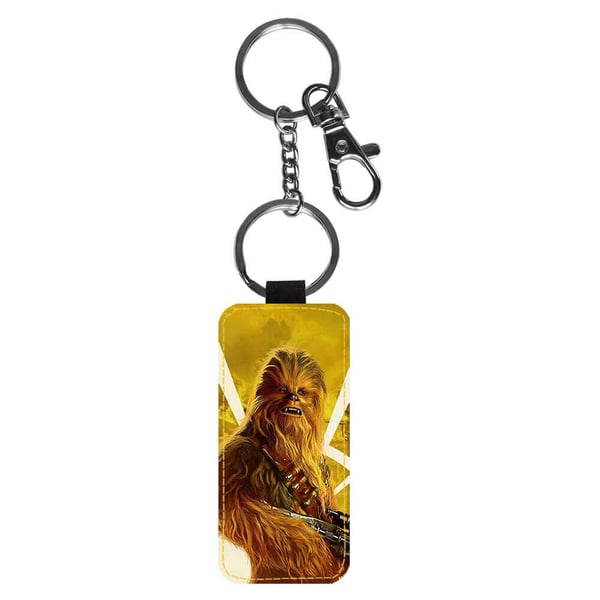 Nyckelring: Star Wars Chewie Chewbacca, stilrent hängsmycke med livfull och unikt design