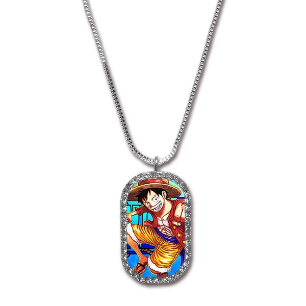 Halskjede: Manga One Piece Luffy, vakkert smykke med unikt motiv Halskjede: Manga One Piece Luffy, vakkert smykke med unikt motiv